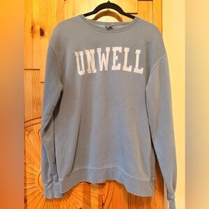 Unwell Blue Crewneck Sweatshirt